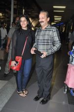 Baba Siddique arrived at airport in Mumbai on 3rd Jan 2014
